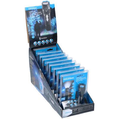 LED Aluminium Zoom Flashlight