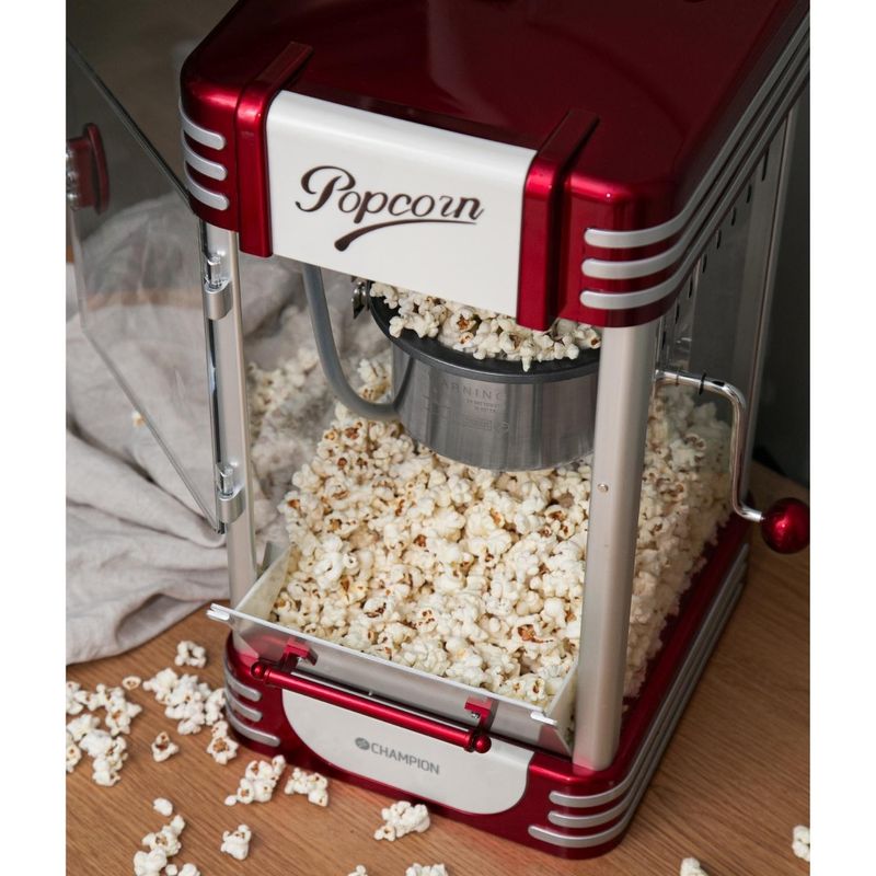 Popcornmaskin Retro XL Röd Metallic PCM406