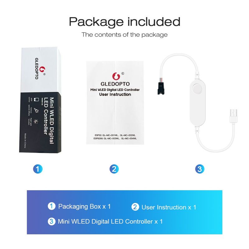 Mini WLED Digital LED Controller Mic