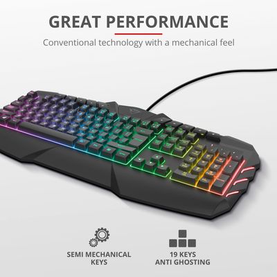 GXT 881 Odyss Semi-mechanical Keyboard Nordis