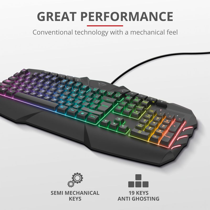 GXT 881 Odyss Semi-mechanical Keyboard Nordis
