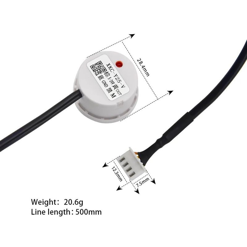 Nivåmätare för vätska - Utanpåsittande