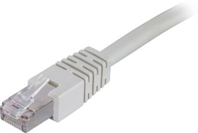 Network cable 2m F/UTP Cat6, LSZH, gray