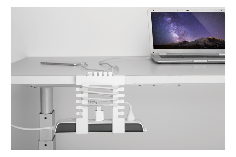 DELTACO Office, Table-Mounted Power Strip Organizer