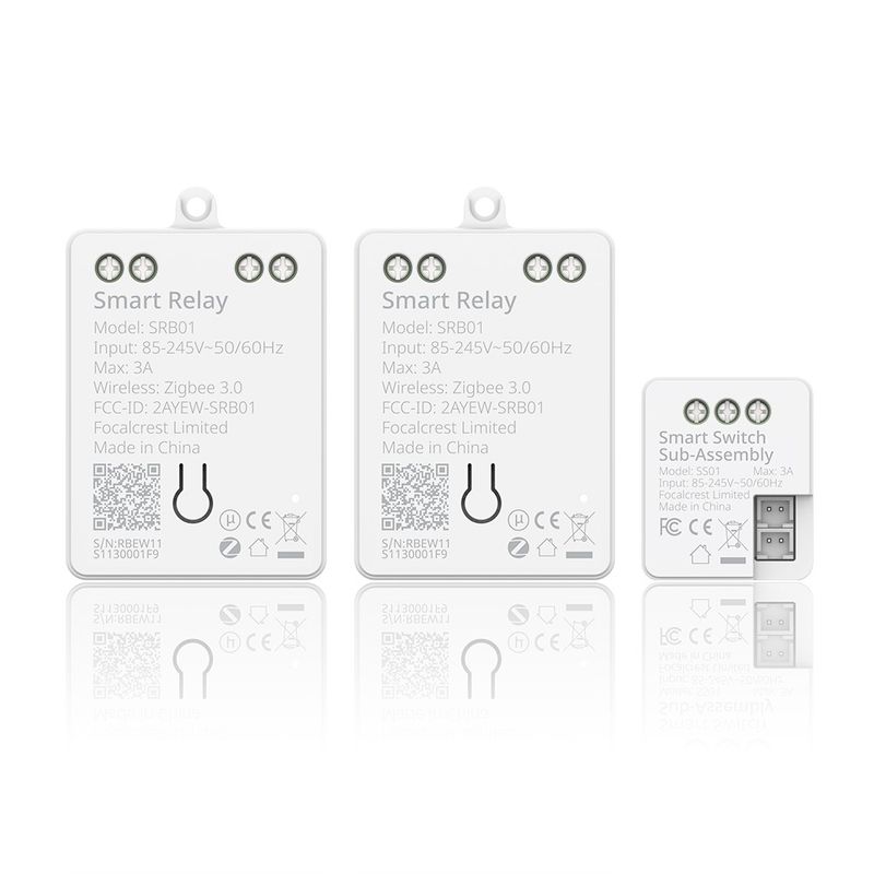 Inbyggnadsrelä - Smart Switch & Sub Assembly - ZigBee - 2 pack