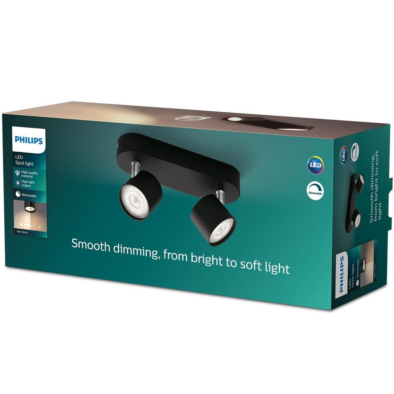 myLiving Star 4 Spot WarmGlow Dim 2x4,5W Sv