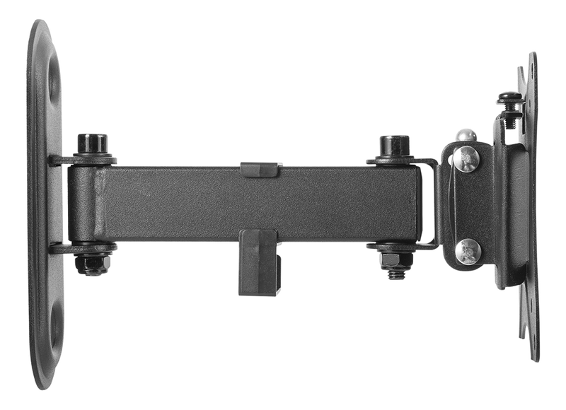 DELTACO Office, full-motion 2-way wall, 13"-27", 25kg, 75x75-100-100