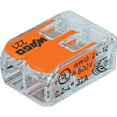 Connection clamp Wago 221 - 2 connections