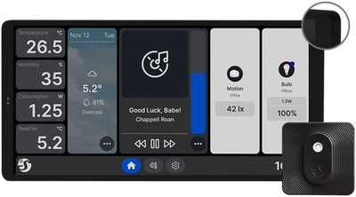 Shelly Wall Display X2 Black + BLU H&T Black