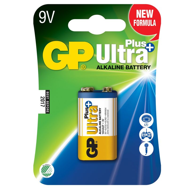 Ultra Plus Alkaline 9V 1-pack