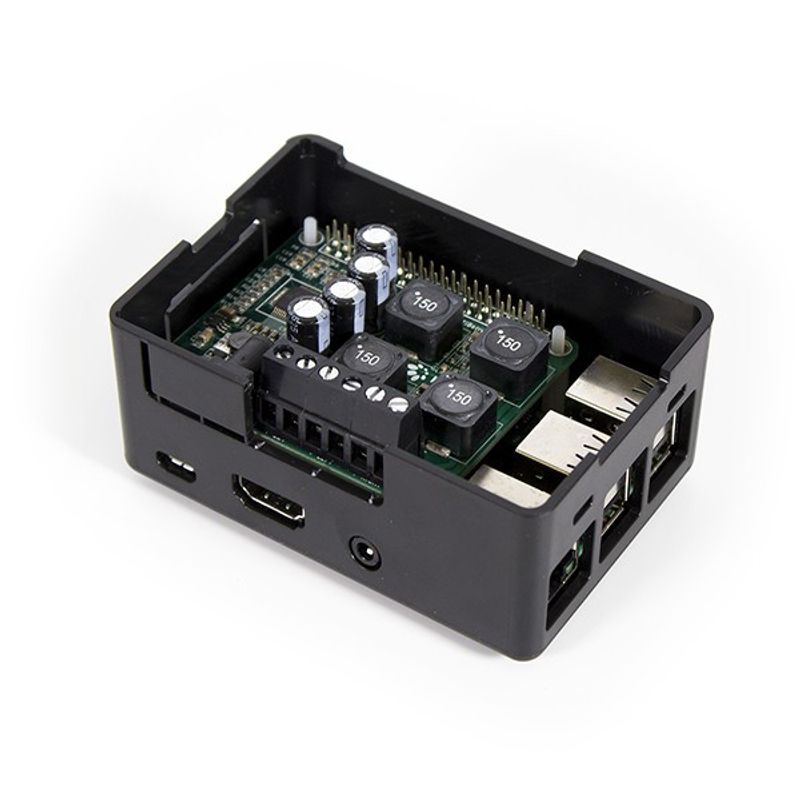 HiFiBerry Case for DAC+/Digi+/AMP+ Black (RPI 3B+)