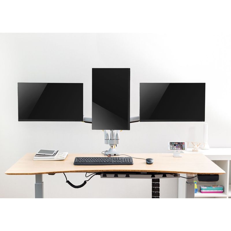 Monitorarm trippel 13-32" gas