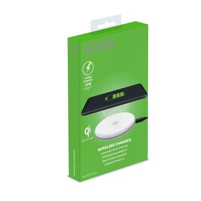 Wireless Charger Qi 10W Turbo White