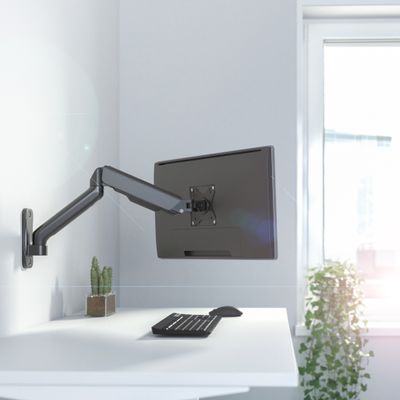 Monitorarm Väggfäste 17-32" gasfjädrad 450mm