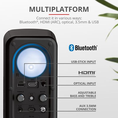 GXT 635 Rumax 2.1 RGB Speaker set 80W