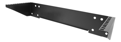 DELTACO 19" Vertikalt väggfäste, 4U, max 60kg, stålkonstruktion, svart