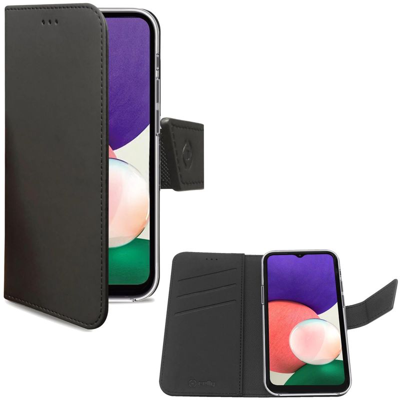 Wallet Case Galaxy A22 5G Black