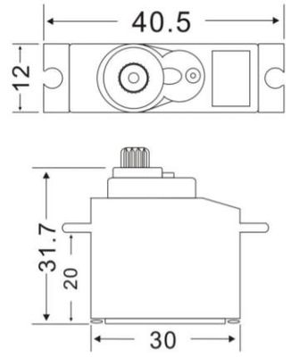 Digitalt Servo -  FT1117M