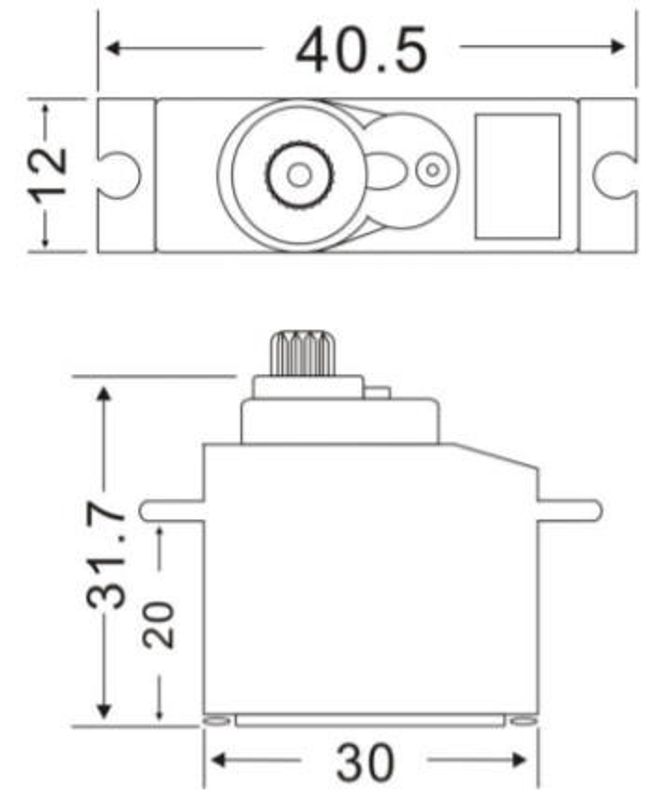 Digitalt Servo -  FT1117M