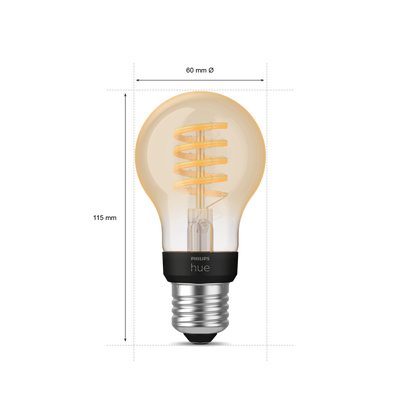 Hue White Ambience Filamentlampa 7W A60 E27