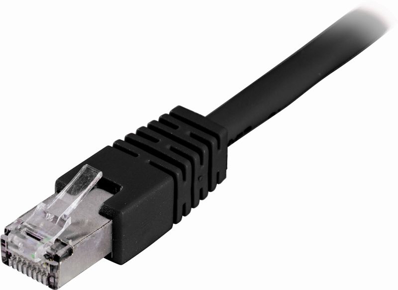 Network cable 7m F/UTP Cat6, black