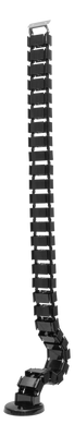 DELTACO Office, Spine Cable Organizer & Hider, Black