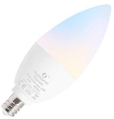 LED RGB candle light bulb E14 - Gledopto