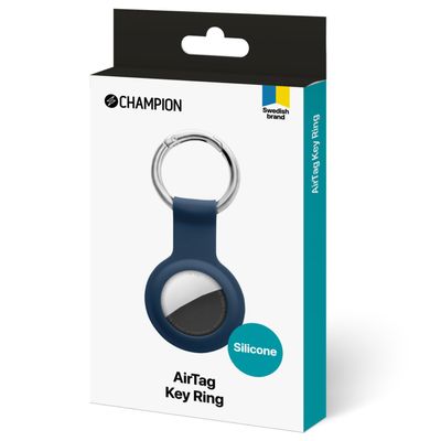 AirTag Cover Silikon Blå