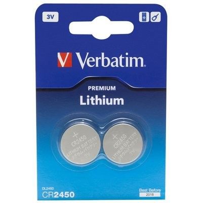 Lithiumbatteri 3V - CR2450 - 2-pack