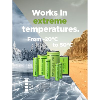 ReCyko Laddningsbara AA-batterier 2100mAh 4-pack