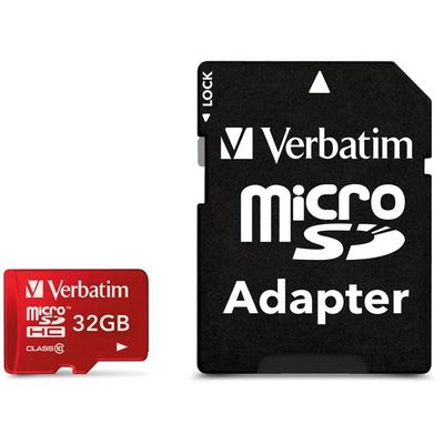 MicroSDHC Verbatim, 32GB, Class 10 UHS-I