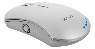 DELTACO Wireless office silent mouse, battery indicator, USB recei