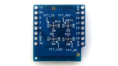 TFT I2C Connector Shield for WEMOS D1 mini 1xTFT and 2xI2C Connector