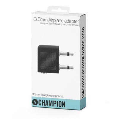 3,5mm Hörlursadapter för flyg