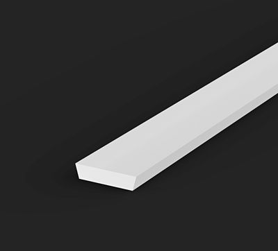 Vattentålig front till aluminiumprofil P11 för LED-list