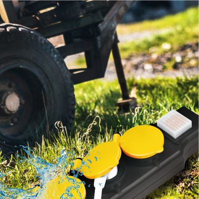 Grenuttag 3-vägs Utomhusbruk med brytare IP44