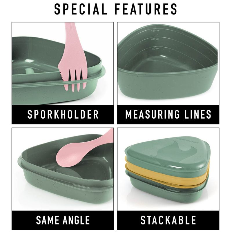 LunchKit 6pcs Dusty Pink