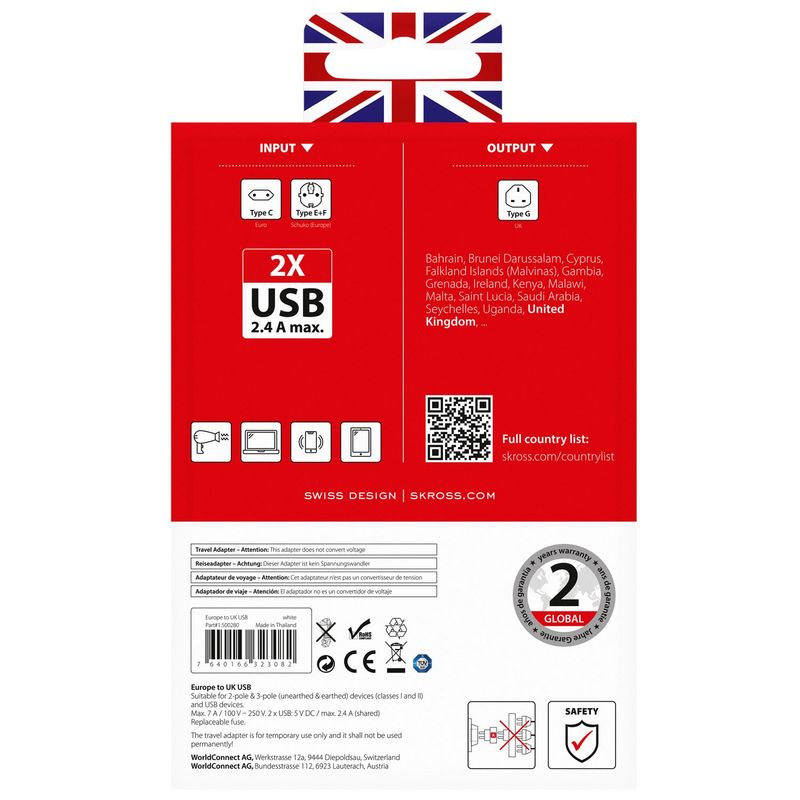 UK USB Adapter, etc.