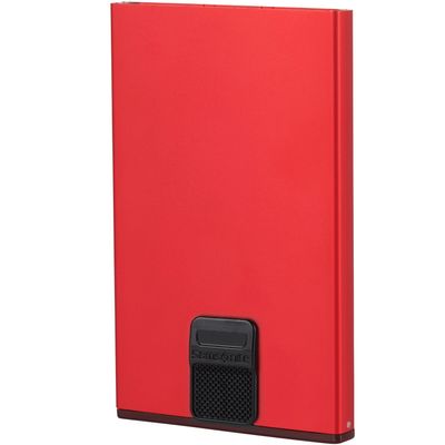 Alu Fit Wallet with RFID Red