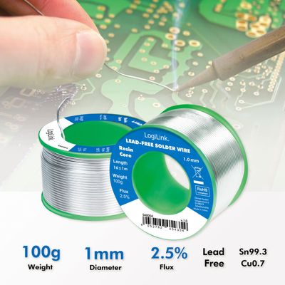 Lead-free solder 1mm 100g