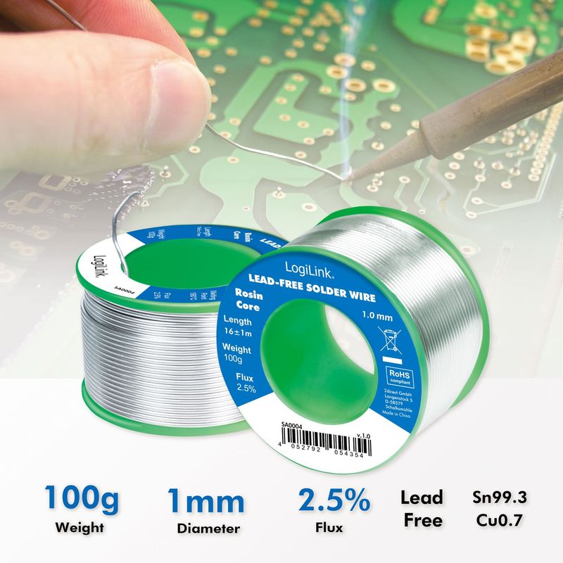 Lead-free solder 1mm 100g