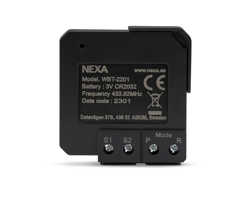 Inbyggnadsändare, batteridriven WBT-2201