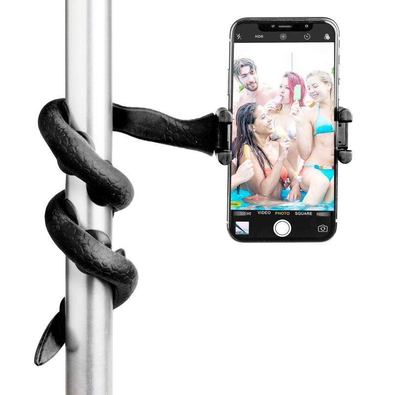 Snake Flexibel selfie-stick Svart