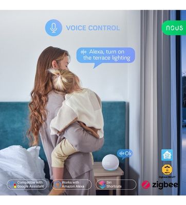 Nous A6Z ZigBee Utomhus Smart Uttag 2-pack
