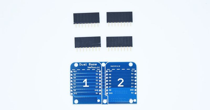 Dual Base for WeMos D1 Mini V2.0.0