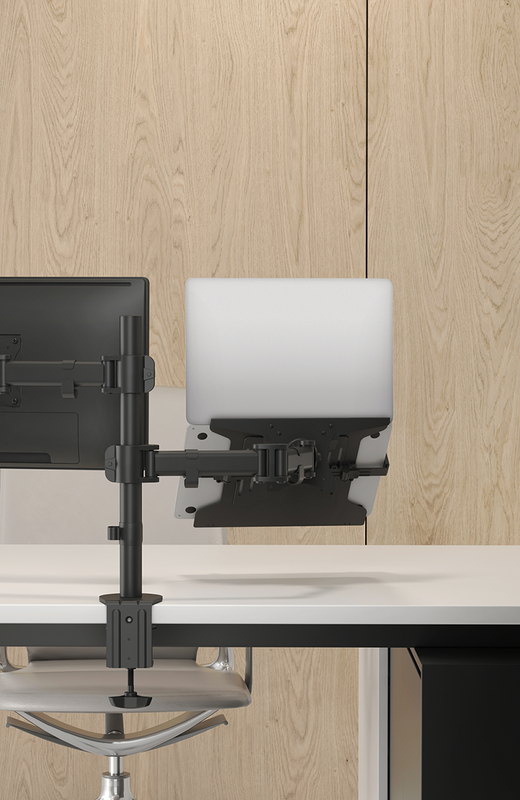 DELTACO Office, Laptop holder, 10"-15.6", 4.5kg, 75x75-100x100