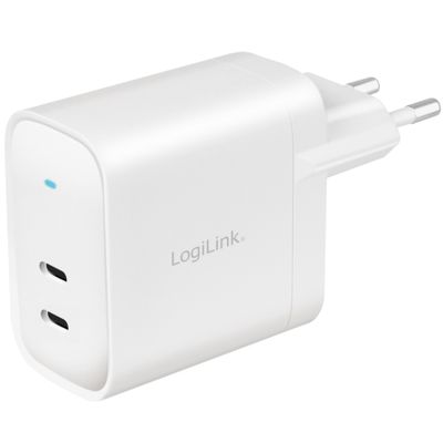 USB-laddare 2 x USB-C PD 65W GaN