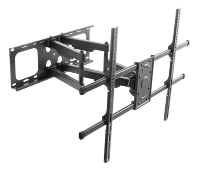 DELTACO Office, Heavy-duty full-motion wall mount, 65-100", 85kg, 200x200-800x60.