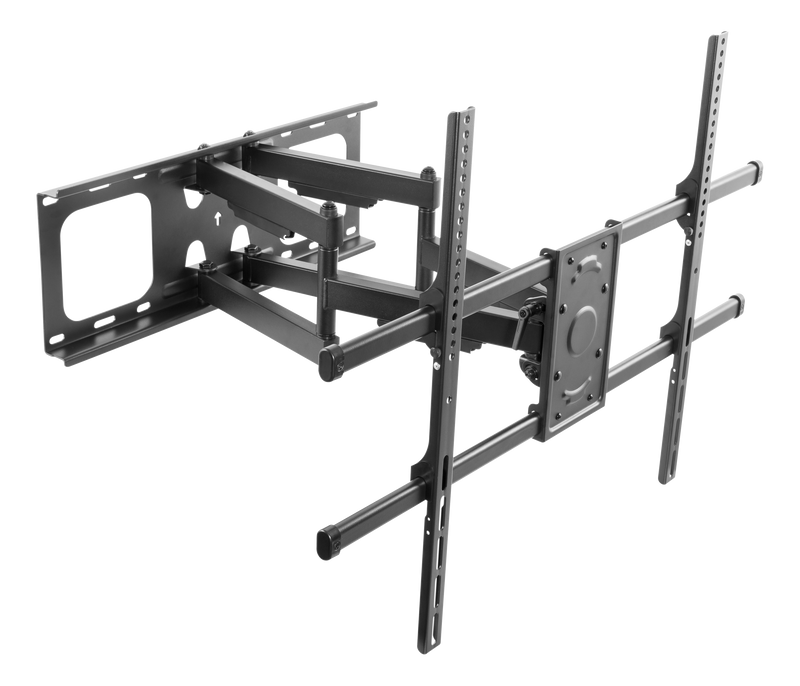 DELTACO Office, Heavy-duty full-motion wall mount, 65-100", 85kg, 200x200-800x60.