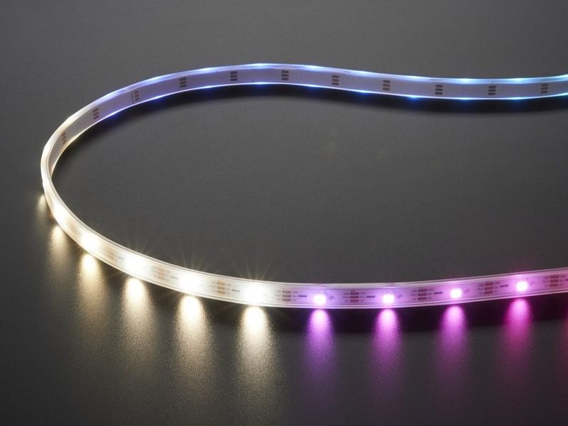 NeoPixel Digital RGBW LED Strip - White PCB 144 LED/m - 1m